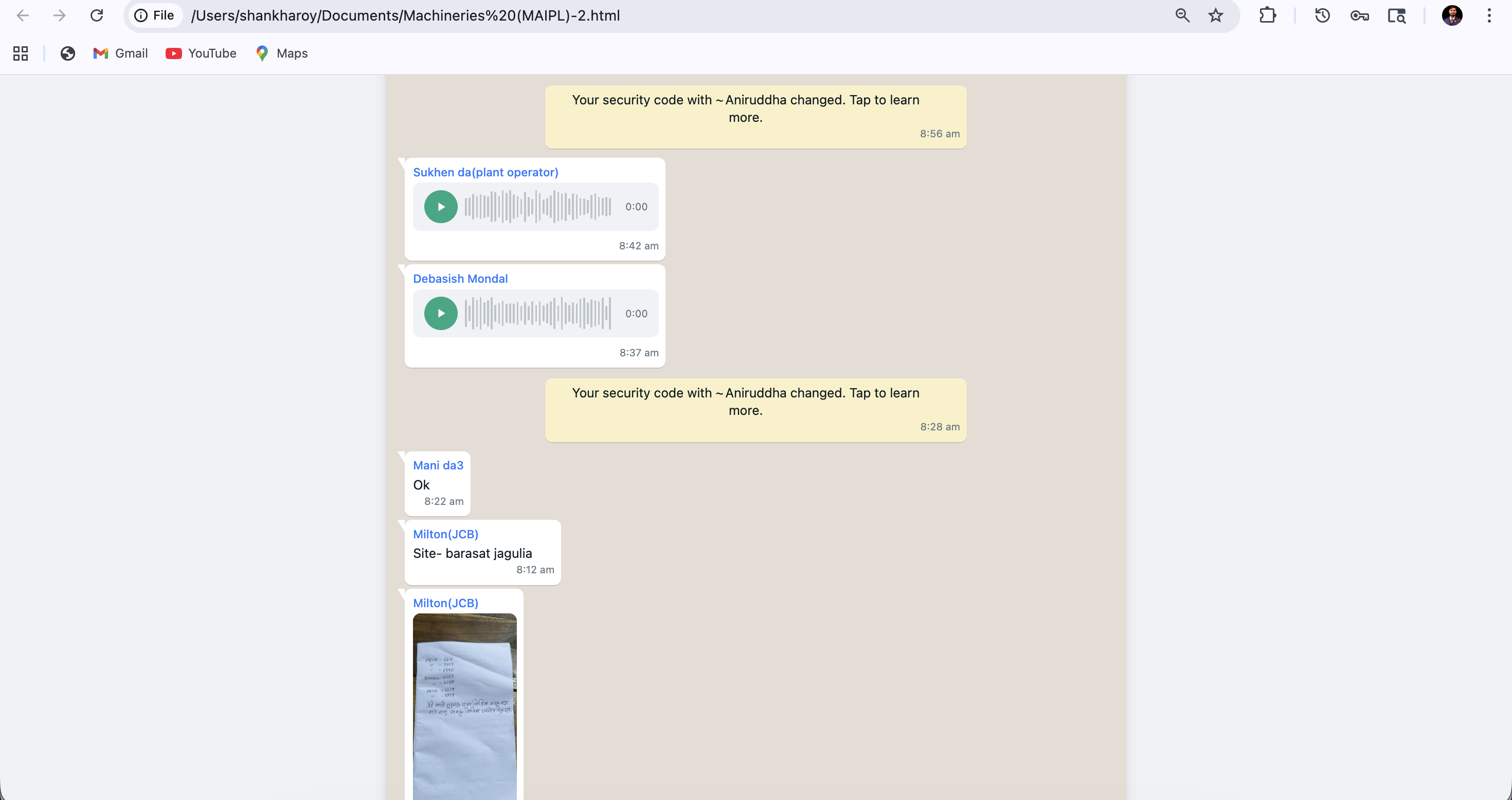 WaChat2PDF HTML export feature