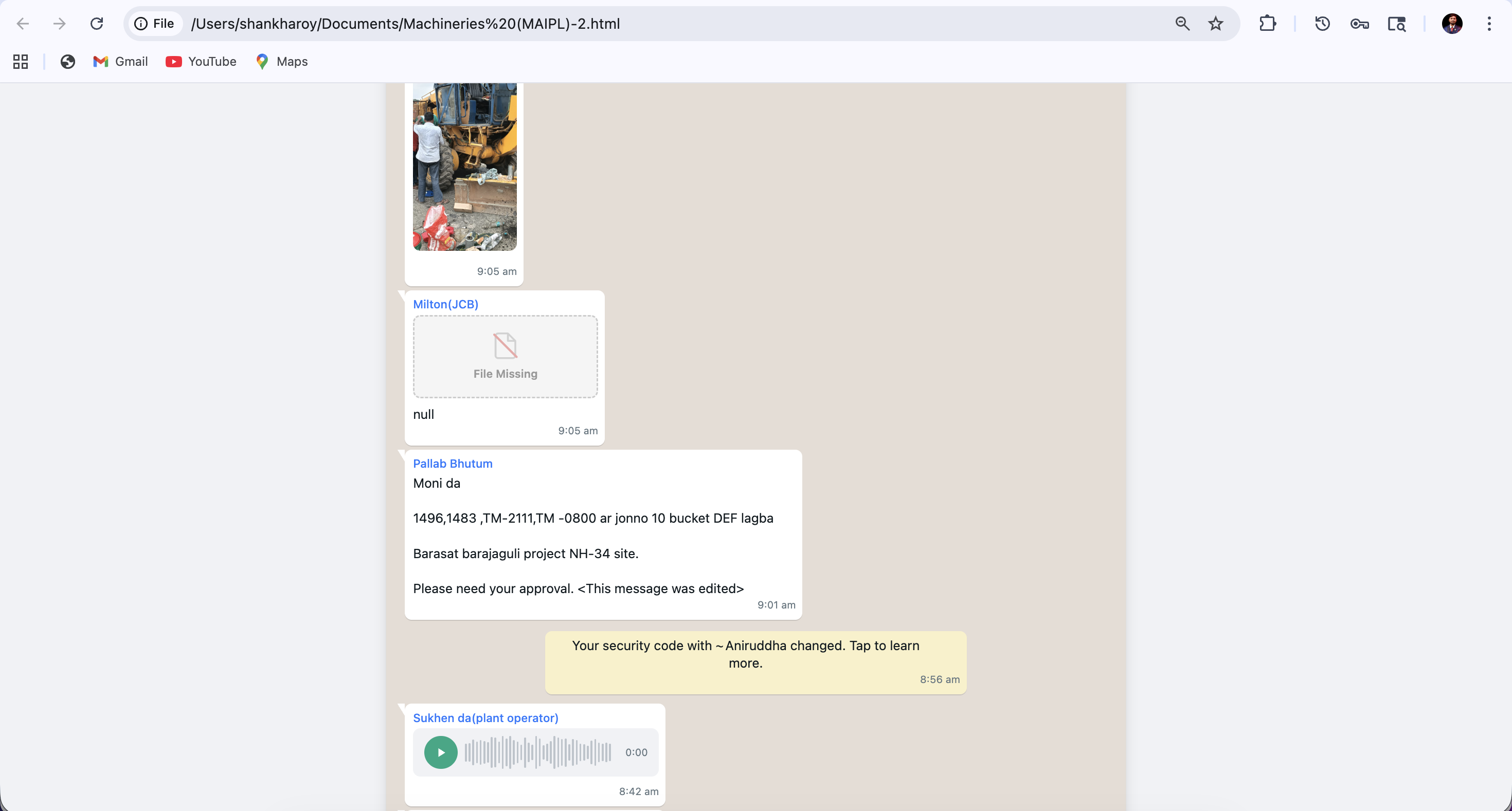 MHTML export